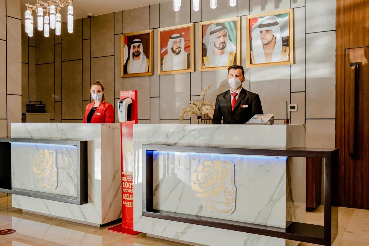 Peony Hotel Dubai Exterior foto